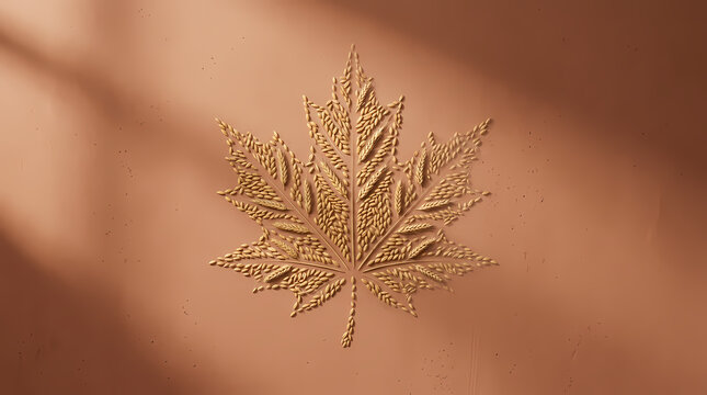 High quality conceptual agricultural graphic resource displaying a transparent cereal seed phantom imprint on a terracotta backdrop