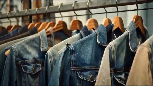 Sustainable denim clothing promoting circular ec initiatives