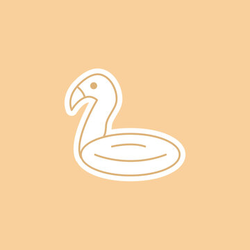 Icon Design Line Minimalist Stiker