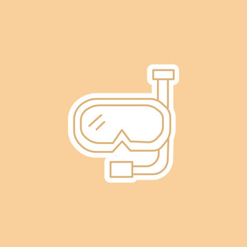 Icon Design Line Minimalist Stiker