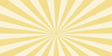 Obraz premium Grunge Retro Sunburst Background with Vintage Yellow and Orange Rays, Radial Stripes, Light Beams, and Textured Paper Pattern for Wallpaper Design