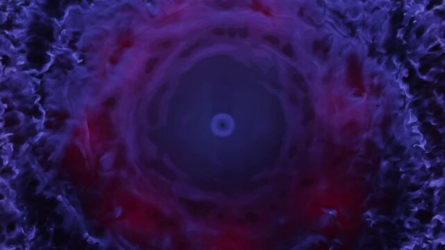 Red Purple Energy Pulse Ripple Seamless 4K 60fps Loop