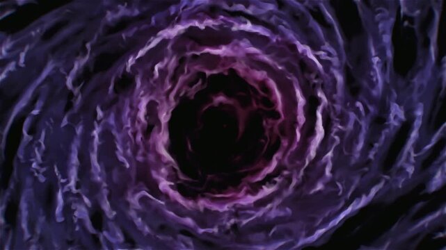 Organic Wormhole Iris Tunnel Purple Pink Seamless 4K 60fps Loop