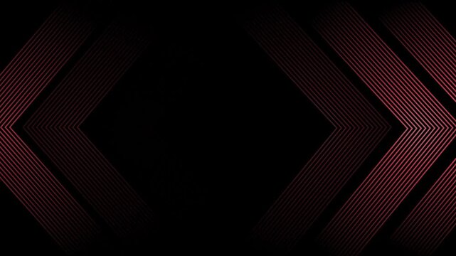 Abstract background with geometric chevron lines and diamond shapes animation