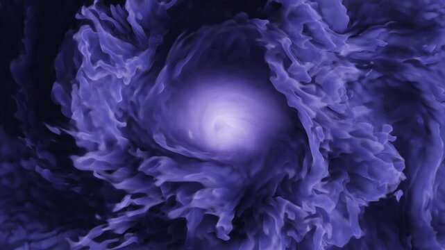 Blue Purple Smoke Nebula Glow Seamless 4K 60fps Loop