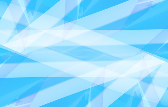 abstract blue geometric background with flowing translucent shapes layered angular forms soft gradient lighting and dynamic overlapping curves creating a modern futuristic composition for digital
