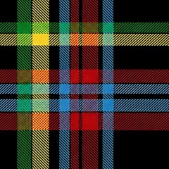 Fototapeta premium Colorful Plaid Pattern Background