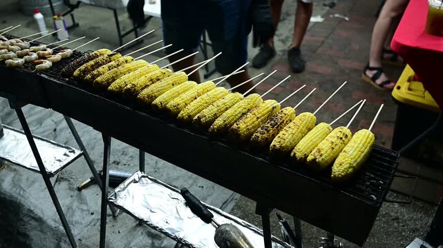 Grilling corn, one charred kernel at a time