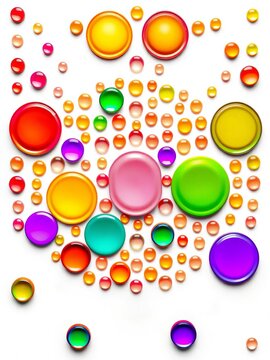 Circular patterns of interconnected dimples on a white background, symmetrical, round