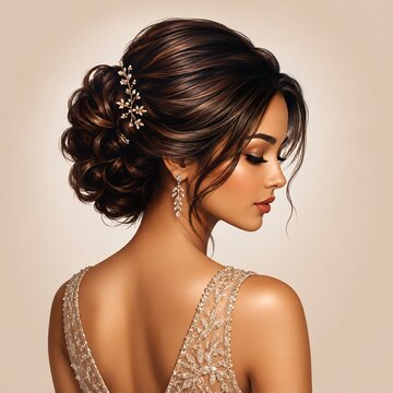 Graceful Bridal Look
