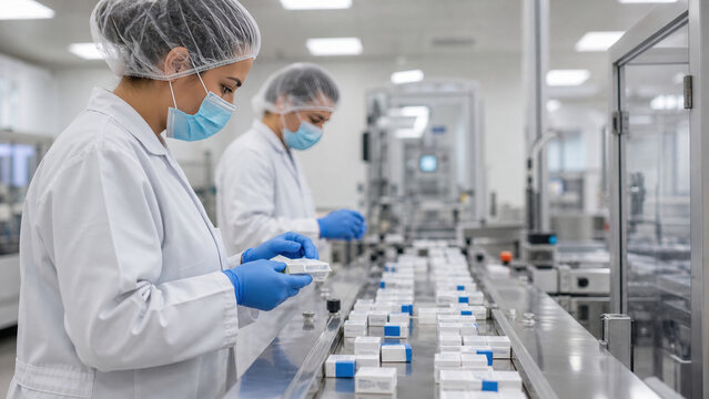 Pharmaceutical packaging inspection on production line