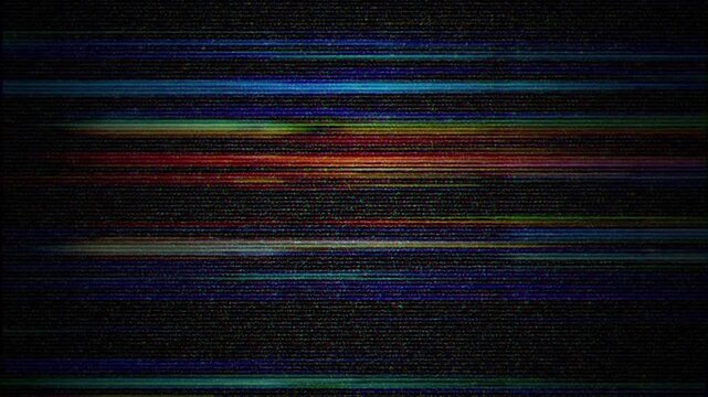 Retro analog tv glitch noise distortion pattern