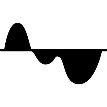 Smooth Sine Wave Audio Icon