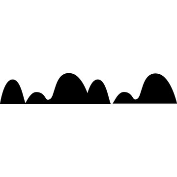 Irregular Audio Waveform Icon