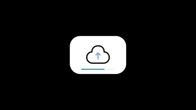 Cloud Upload Animation