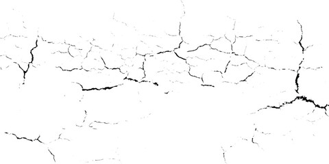 Obraz premium Black and white grunge texture with horizontal cracks and fissures