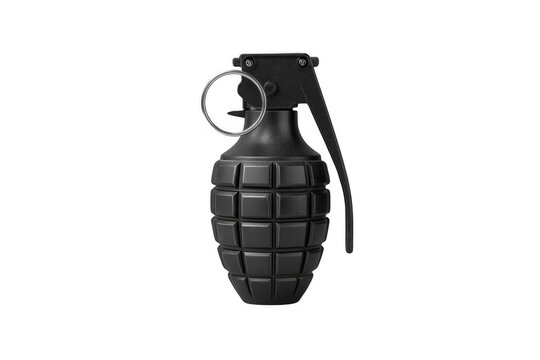 Hand grenade military weapon with safety pin