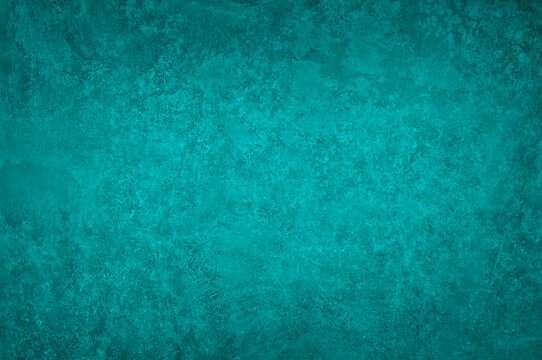 Teal color grungy image
