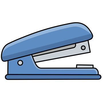 stapler isolated on white