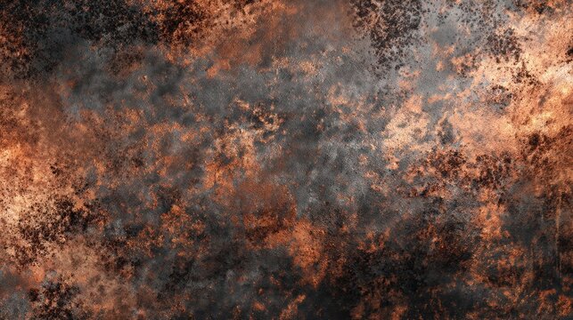 Abstract rust texture with transparent background