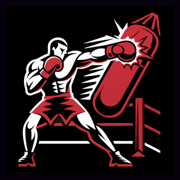 illustration of a boxer