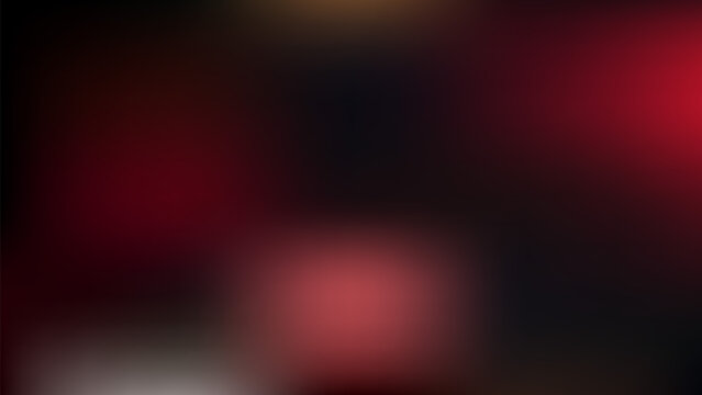 Abstract red and black gradient background with blurred shapes and soft lighting
