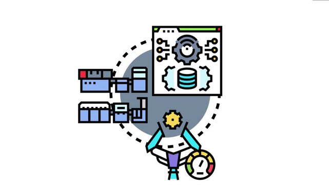 Automated process coordination managing industrial manufacturing and production operations, using software implementation to optimize efficiency and control
