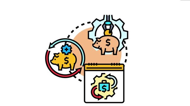 Financial automation system a business process for optimizing expenses, managing budget, and achieving money saving goals through a repeatable mechanism