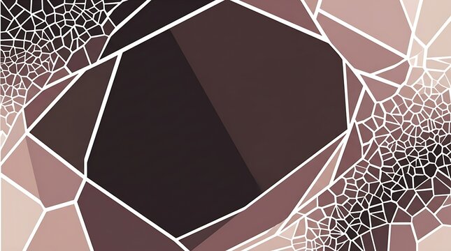 Abstract monochrome charcoal grey stained glass mosaic background, minimal cell geometric polygonal shard texture for corporate creative banner design