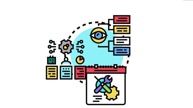 Autonomous project task scheduling system automating workflow management and time organization for efficient business operations, utilizing advanced process optimization