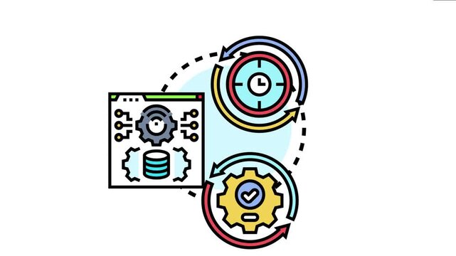 Autonomous workflow automation system designing and executing continuous business processes. Improving efficiency. And managing data with a self regulating
