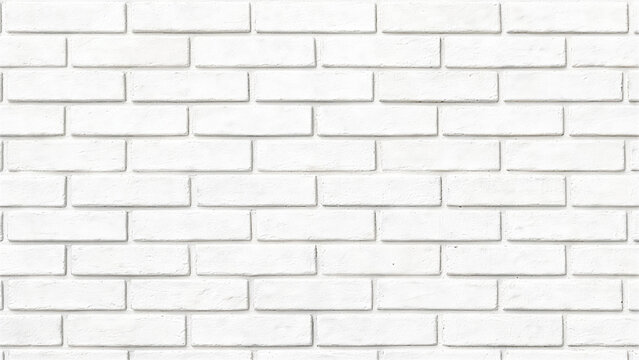 White Brick Wall Surface