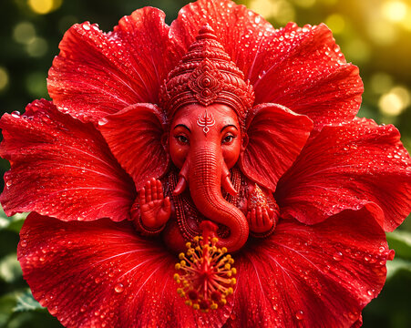 lord ganesha pic, god ganesh picture, god ganesh image with copy space