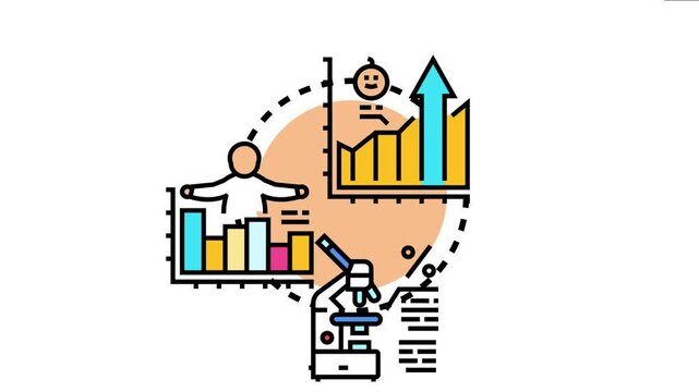 Demographers and researchers are analyzing data and statistics related to increasing population growth, birth rates, and new generation trends using scientific tools and detailed graphs