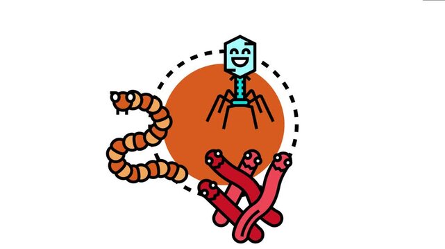 Pathogen diagnostics concept microorganisms, including bacteria, viruses, and parasites, representing identification and research in microbiology and healthcare