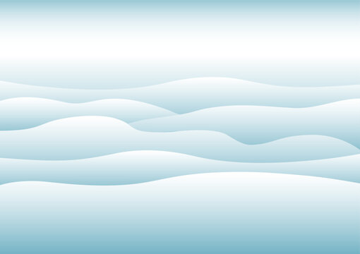 Abstract blue and white wave layers