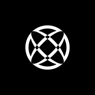 Futuristic, modern, and elegant dynamic orbital grid. Unique geometric look, suited for international trade, fintech, and cybersecurity.