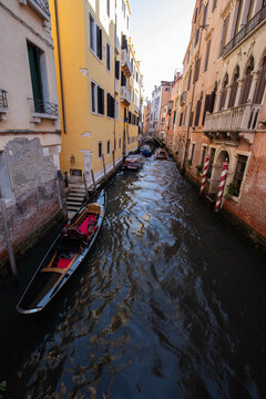 Black Gondola in Venice Italy