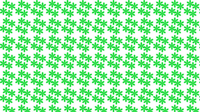 Abstract green snowflake pattern background with six arm symmetrical shapes geometric grid white contrast modern minimal design wallpapers