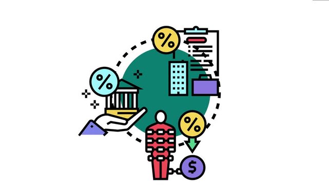 Financial institution providing credit while individuals are processing documentation. Potentially facing financial obligation through interest rates