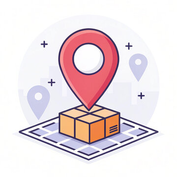 flat package tracking gps pin