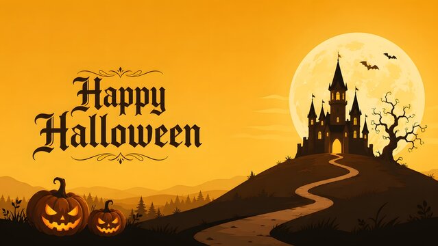 Embrace the spooky season with a happy halloween filled with costumes candy and thrilling adventures under the moonlight's eerie glow