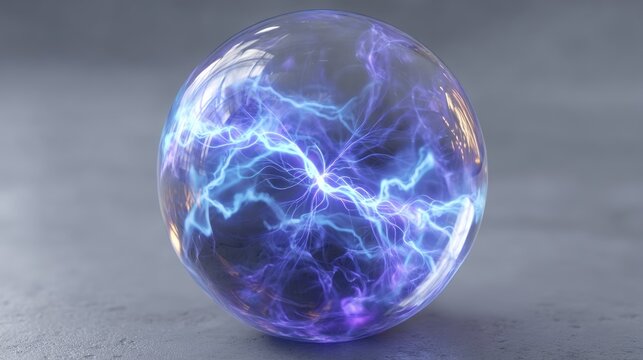 Energy ball with electrical activity