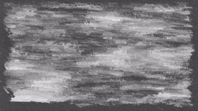 Abstract Black and White Charcoal Texture Background.