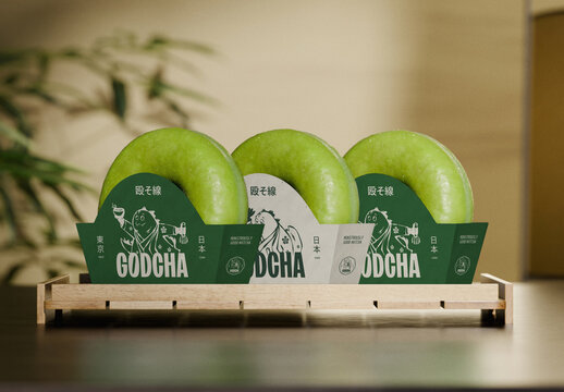 Donut Packaging Mockup