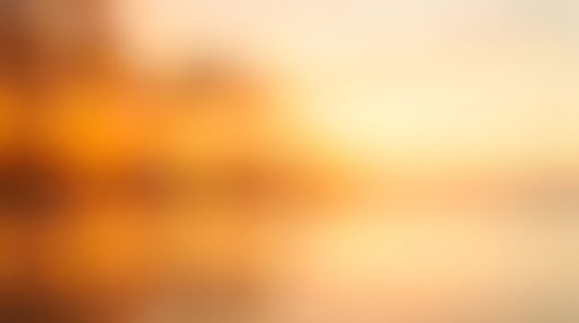 Abstract gradient background transitions from warm orange to soft neutral tones with blurred texture.