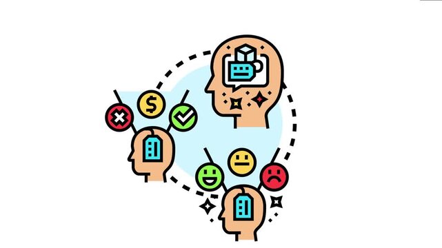 Behavioral profile diagram the collection and analysis of individual characteristics, preferences, and emotions for understanding human behavior patterns and decision making processes
