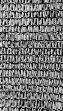 Gray Woven Fabric Texture, Close Up Textile Pattern Background