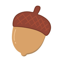 Pine Cone Acorn Red Images Cartoon Vector Illustration 2D © Zilly