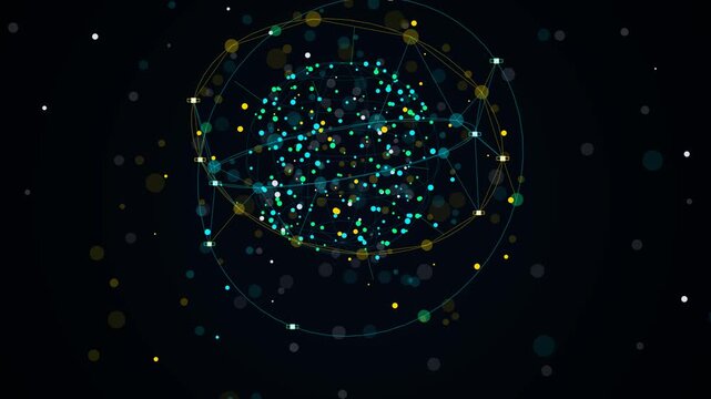 Cinematic 3D Global Satellite Constellation with Inter-Satellite Laser Links